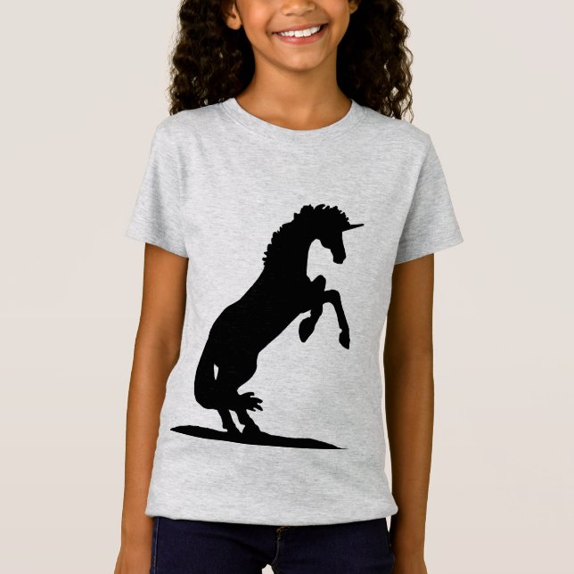 T-Shirt Silhouette Unicorne (Devant)