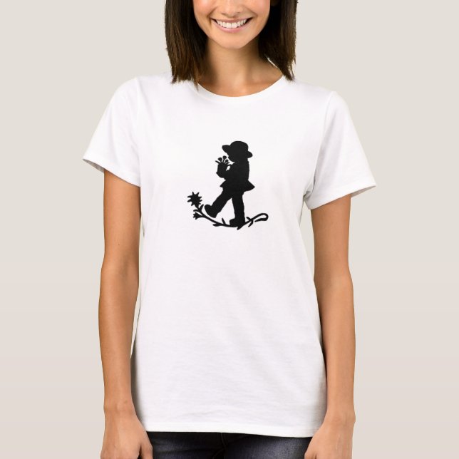 T-shirt Silhouette vintage de Gardner (Devant)