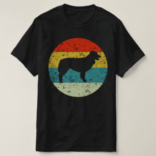T-shirt Silhouette vintage rétro de l'Australian Shepherd