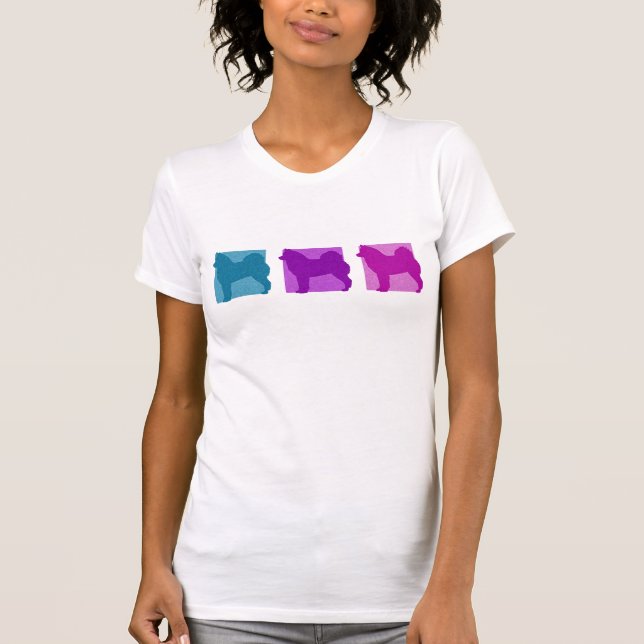 T-shirt Silhouettes finlandaises colorées de Spitz (Devant)