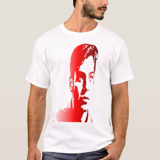T-shirt Silhuette rouge un jeune homme image visuelle impa