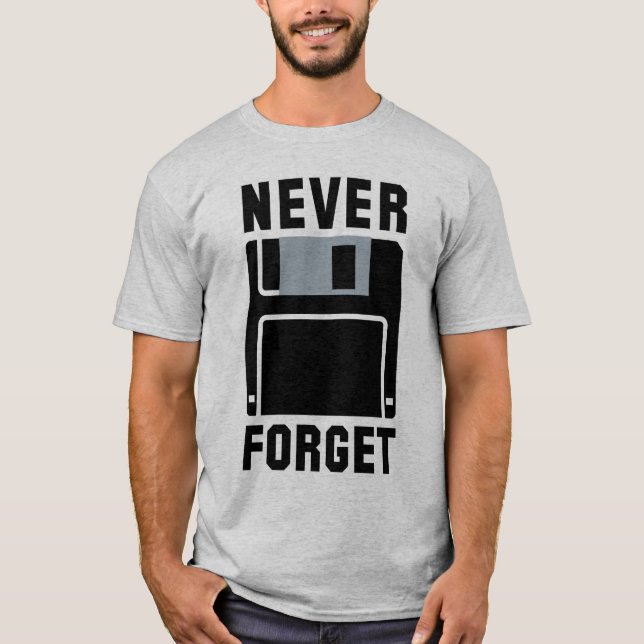 T-shirt Silicon Valley - Never Forget (Chemise d'Erlich) (Devant)
