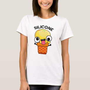 T-shirt Silicone Funny Crème de glace Cone Pun