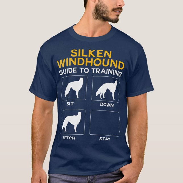 T-shirt Silken Windhound Guide D'Entraînement Obedience Ch (Devant)