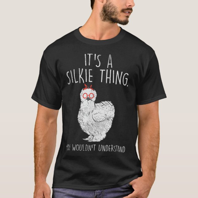 T-shirt Silkie Chicken drôle poulet (Devant)
