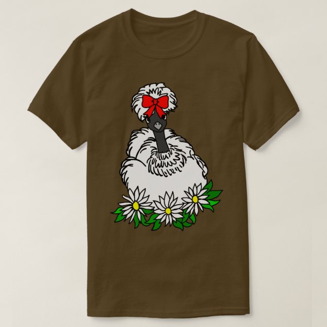 T-shirt Silkie Showgirl Poulet (Design devant)