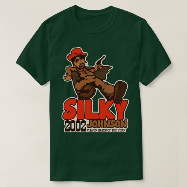T-shirt Silky Johnson Pimp Walk Playa Haters Ball (Design devant)