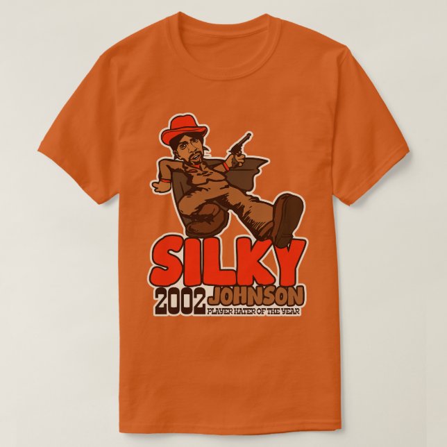 T-shirt Silky Johnson Pimp Walk Playa Haters Ball (Design devant)
