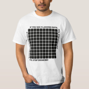 T-shirt S'illusion de scintillement de clignotant de