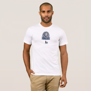 T-shirt Silver Crystal Leo Luxury Collection