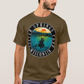 T-shirt Silver Springs Pond Wisconsin Kayaking