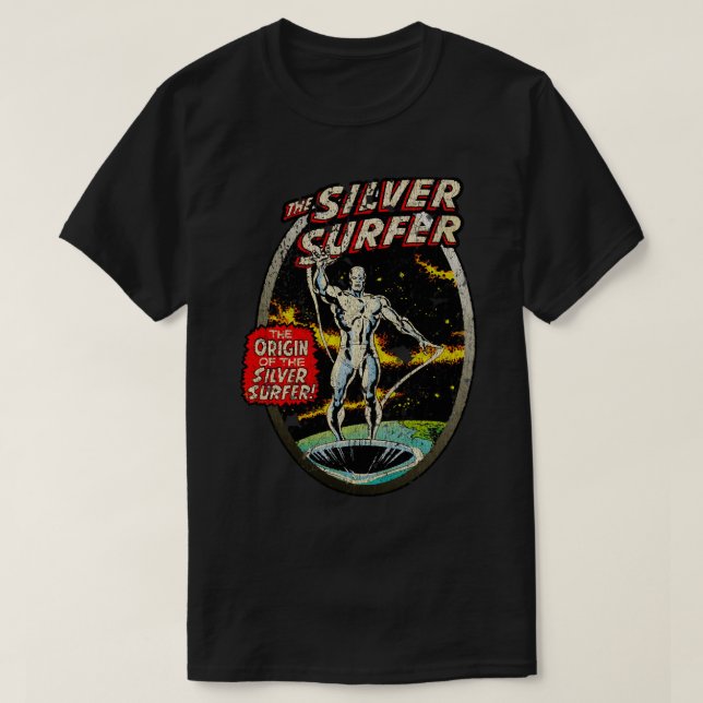 T-shirt Silver Surf 1978 Cartoons Vintage (Design devant)