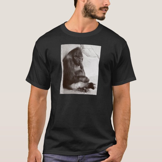 T-shirt Silverback dormant (Devant)