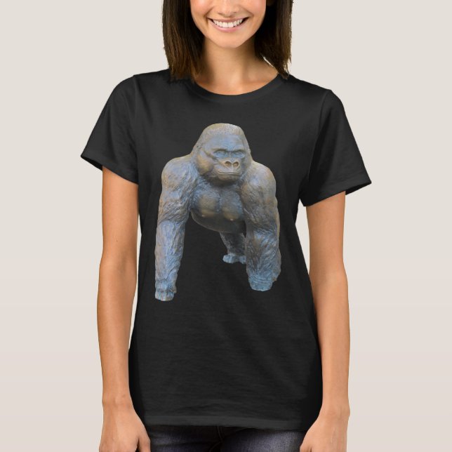 T-shirt Silverback Gorilla Argent Back Primate Ape 7 (Devant)