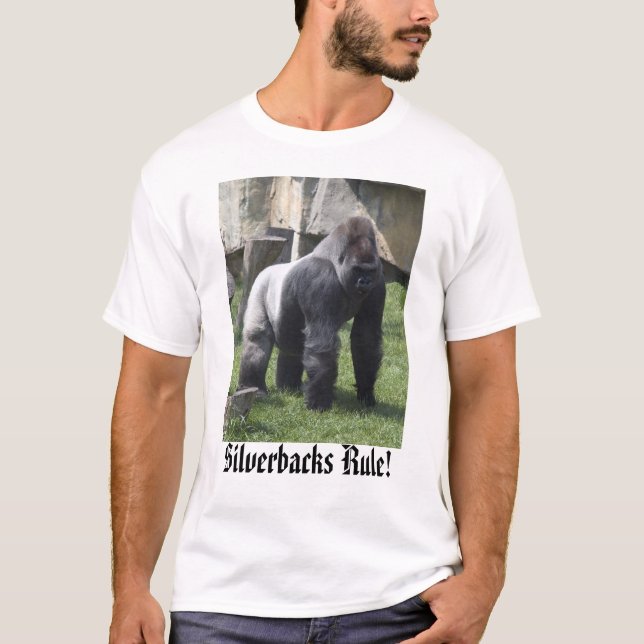 T-shirt silverbacks, règle de Silverbacks ! (Devant)