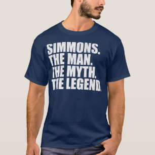 T-shirt SimmonsSimmons Nom de famille Simmons prénom Simmo