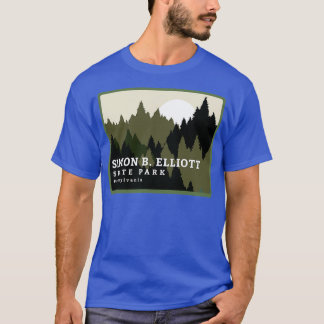 T-shirt Simon B Elliott State Park Pennsylvanie Forest Sun