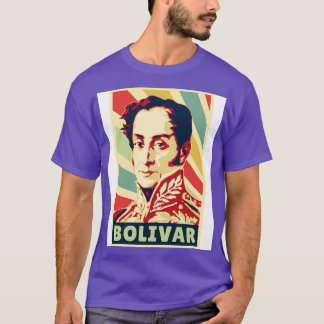 T-shirt Simon Bolivar Couleurs Vintages