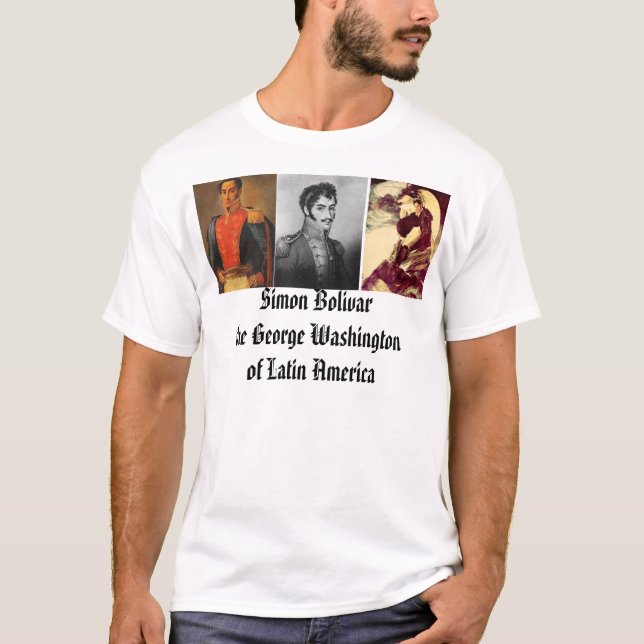 T-shirt Simon Bolivar, Simon Bolivar, Simon Bolivar, SI… (Devant)