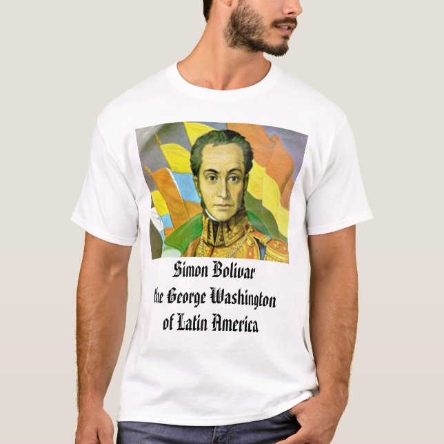 T-shirt Simon Bolivar, Simon Bolivar, Simon Bolivar, SI… (Devant)