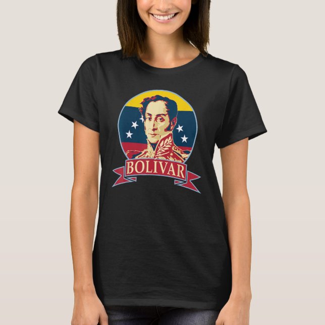 T-shirt Simon Bolivar Venezuela (Devant)