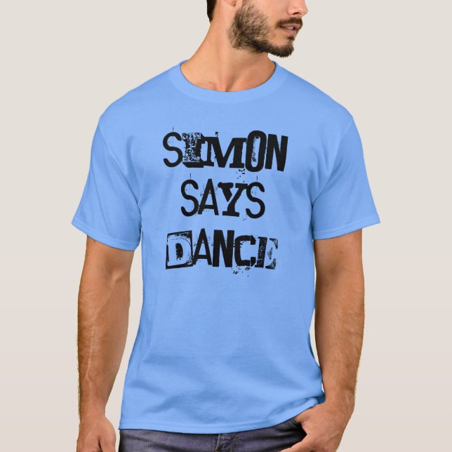 T-shirt Simon dit la pièce en t de danse (Devant)