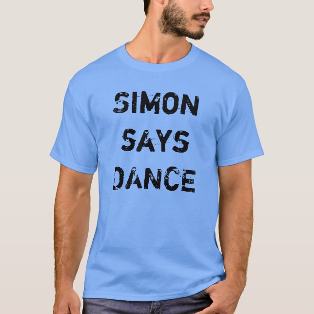 T-shirt Simon dit la pièce en t de danse (Devant)