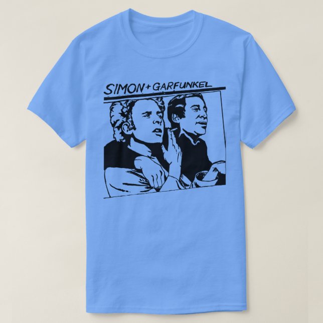 T-shirt Simon Garfunkel Original Goo Parodie Style Design (Design devant)