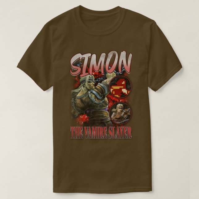 T-shirt Simon Vintage Rapper Tee (Design devant)