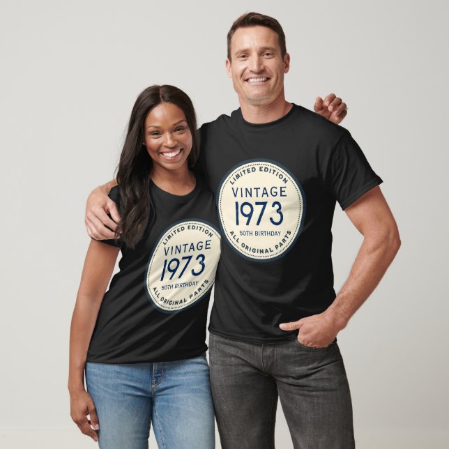 T-SHIRT SIMPLE ANNIVERSAIRE PERSONNALISÉ (Unisexe)