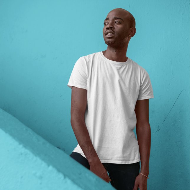 T-shirt Simple blanc (Add Your Own Text to Create A Name or Monogram Tee
)