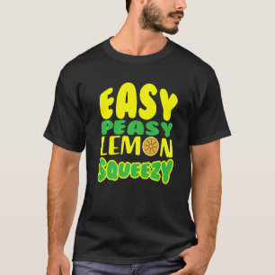 T-shirt Simple Citron pâle Squeezy Lemonade Juice Stand Le