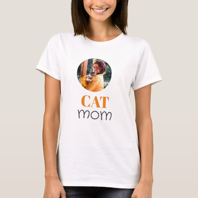 T-shirt Simple Cuisine Script Propriétaire de l'animal Cha (Devant)