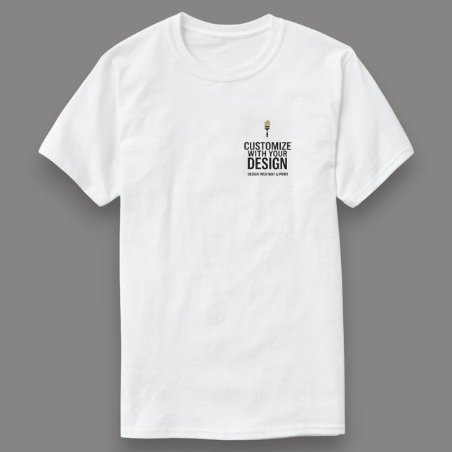 T-shirt Simple Customizable Blank Business Corporate (Créateur téléchargé)