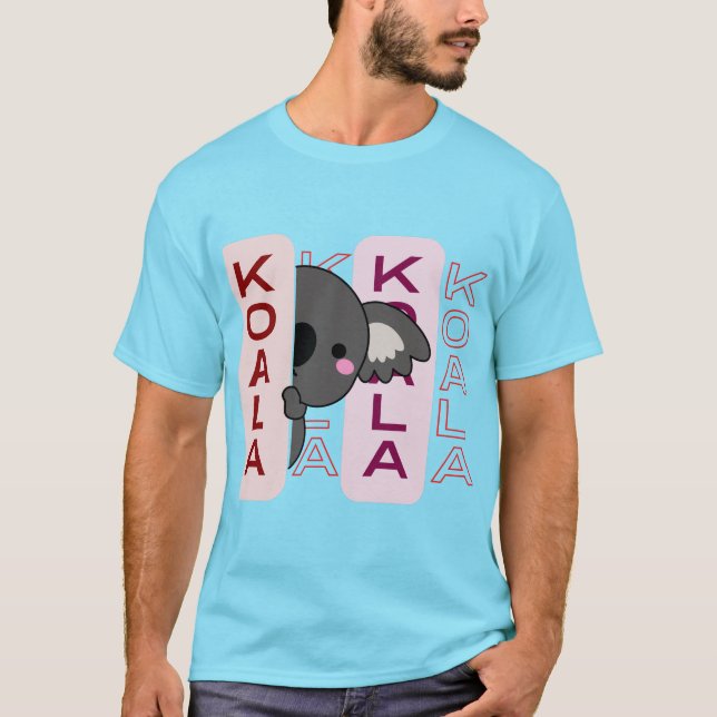 T-shirt Simple Cute Style tendance Koala Australie (Devant)