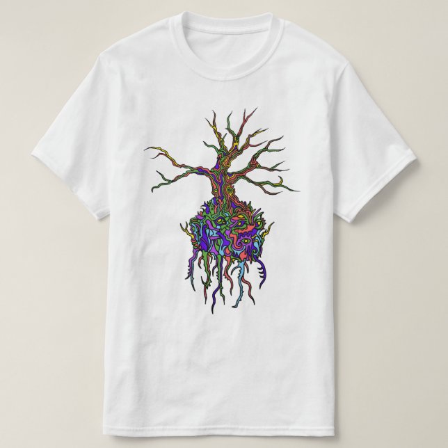 T-shirt simple d'arbre (Design devant)