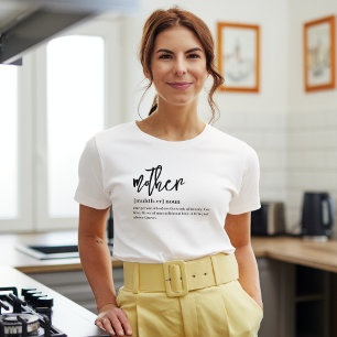 T-shirt simple définition mère