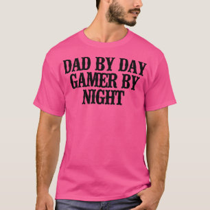 T-shirt Simple Dire Drôle Papa Par Jeu De Jour Par Nuit754