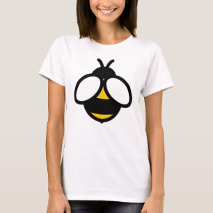 T-shirt Simple élégante grande image jaune noir bourdon