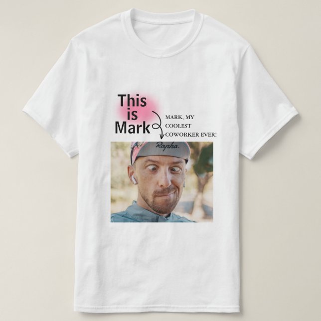 T-shirt Simple et drôle Personnalisé Ajouter une photo ave (Design devant)