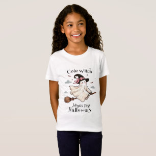 T-Shirt Simple et élégante Mignonne sorcière première Hall