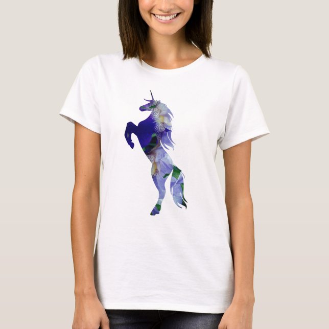 T-Shirt simple Flowy Bella Femme de la Unicorne, B (Devant)