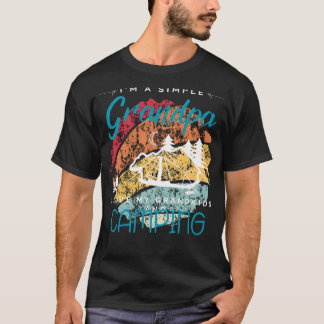 T-shirt Simple Grandpas Camping Love - Tee Aventurée pour
