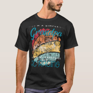 T-shirt Simple Grandpas RC Racing Thrill - Jouer Tee pour