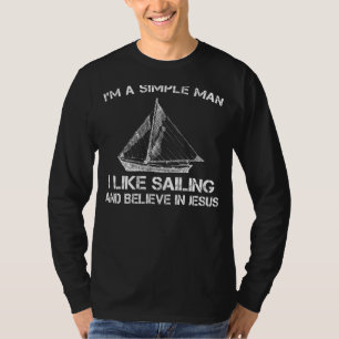 T-shirt Simple Homme : Voile & Jésus Tee (33 caractères)