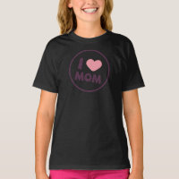 Simple I Love Maman's Day | Chemise Ringer