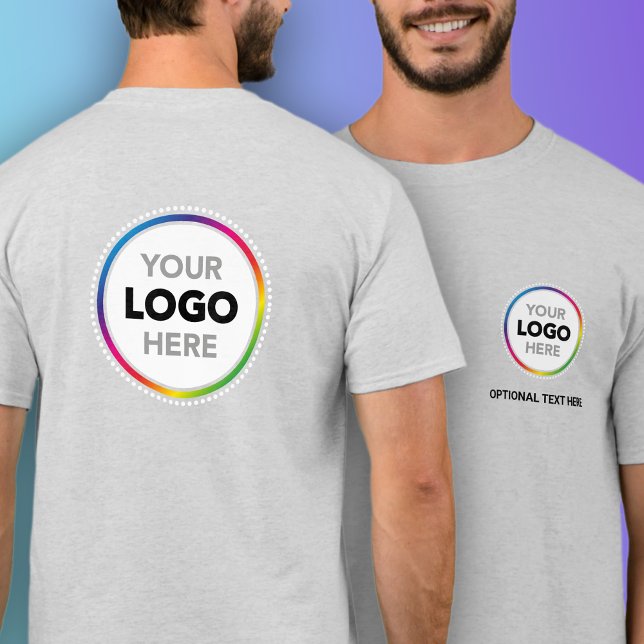 T-Shirt Simple Logo Entreprise - Impression Recto  (Créateur téléchargé)