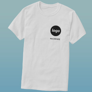 T-Shirt Simple Logo et Texte pour Entreprise