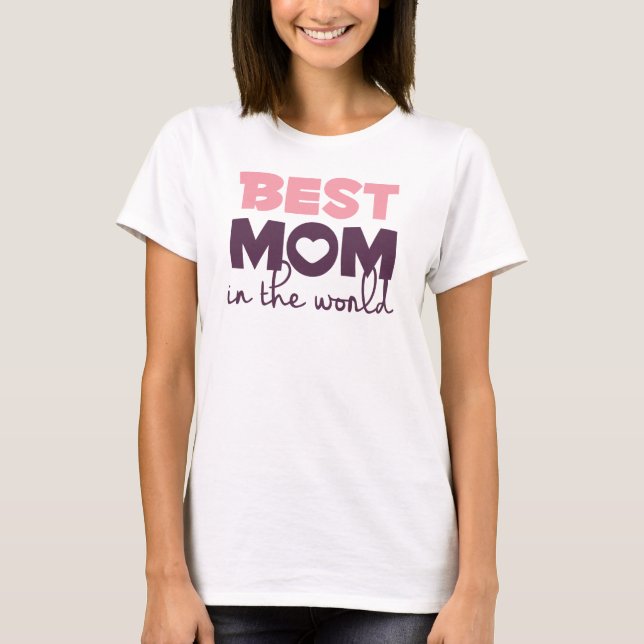 T-shirt Simple meilleure maman dans le monde Débardeur de  (Devant)