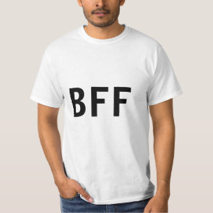 T-shirt Simple minimum BFF meilleur amis famille nom perso